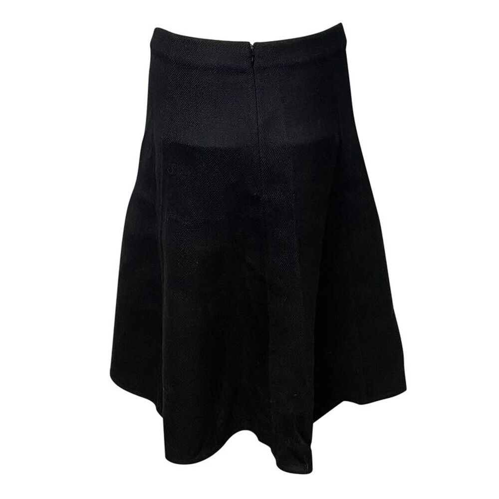 Céline Midi Skirt in Black Wool - Picture 2 of 4